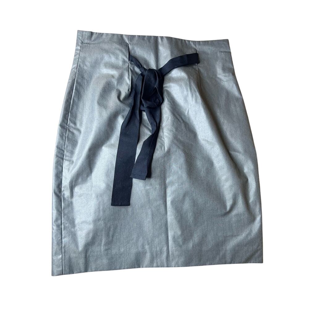 Robert Rodriguez Gray Bow Skirt 4